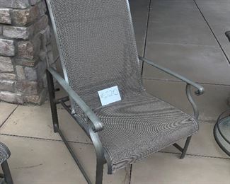 #220 ~ ($80) reclining patio chair, great condition!
