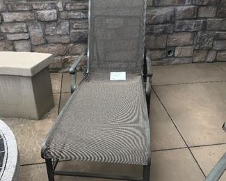 #221 ($20) Patio lounge chair with wear see next picture