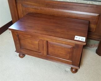 #172 ~($200)  Bob Timberlake Solid cherry chest for end of bed storage.  Great condition! Measures 26"W x 20.5"D x 21"H .