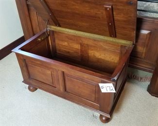 #172 ~($200)  Bob Timberlake Solid cherry chest for end of bed storage.  Great condition! Measures 26"W x 20.5"D x 21"H .