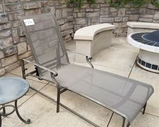 #216 ($80) Lounge chair, adjustable, on wheels.  Great condition! 