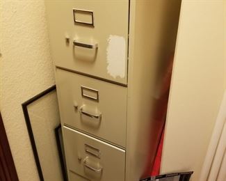 Lightweight filing cabinet. $5 