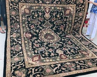 8x10 rug made in India 
100% Wool