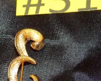 #31 E Brooch clasp intact $5.  Go to Tas-Estate-Sales.com to purchase.