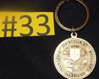 #33 Key chain Lakeland Florida  Southern College $3. Go to Tas-Estate-Sales.com to purchase.