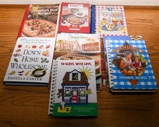 44. Group Lot Of Cook Books