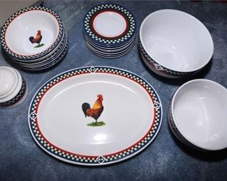 57. Rooster Pattern China set