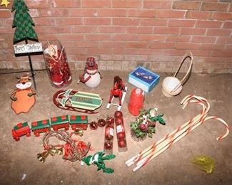 81. Group Lot Of Christmas Decorations