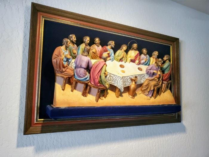 Vintage 3D Last Supper