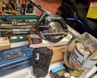 Black and Decker Circular Saw and other tools