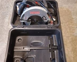 Craftsman Skillsaw with Laser Trac. in Case. Tested and Working