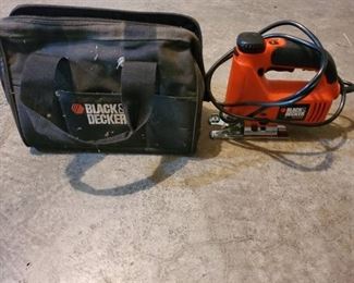Black and Decker JigSaw. with Bag. Tested and Working