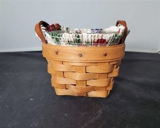 Longberger 1995 Paper Button Basket