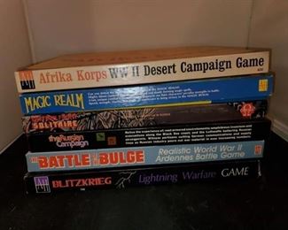 Lot of 6 Intricate Board Games - All Pieces Accounted For