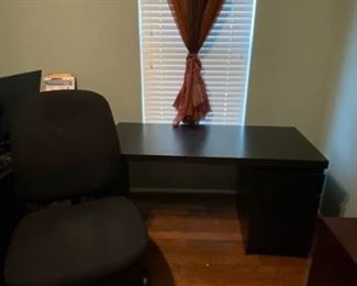 Office Desk and Large Chair