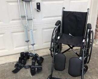 Wheelchair and Crutches
