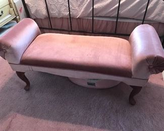 Pink bench, 47"L x 17"W, $55