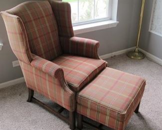 $100.00 Walter E. Smith chair & ottoman