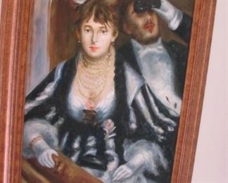 $110.00 Painted reproduction Manet 43.5 x 31.5