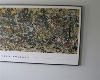 $25.00 Jackson Pollock framed Print 30 x 50