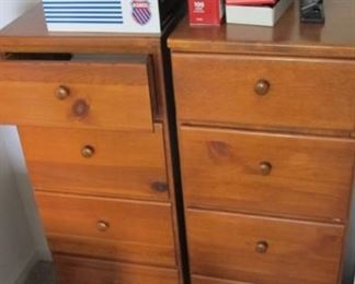 $50.00 File or curio/jewelry pair of drawers 41.5 x 13.5 x 15