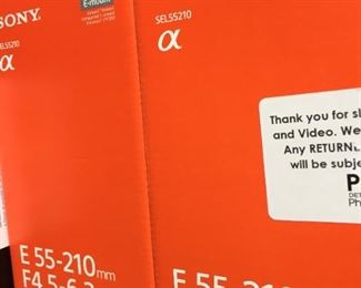 $230.00 Sony E55-210 Zoom