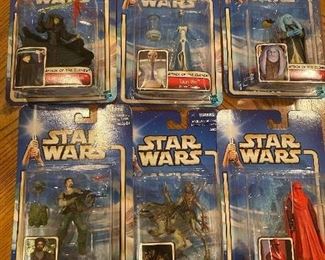 Star Wars Attack of the Clones Action Figures: Taun We, Massiff, Endor Rebel Soldier, Royal Guard
