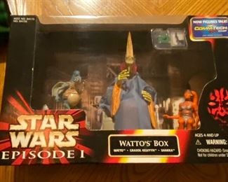 Star Wars Episode I Action Figures: Watto's Box. $20
