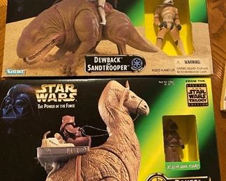 POTF 69645 1997 Dewback & Sandtrooper Galactic Empire   The Power of the Force: Ronto and Jawa 