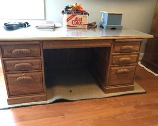 Double Pedestal Desk 