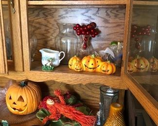 Halloween collectibles and decor 