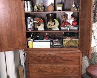 chest of drawers with cabinet 