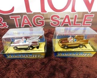 Thunderjet 500 Batman Cars in Display Boxes