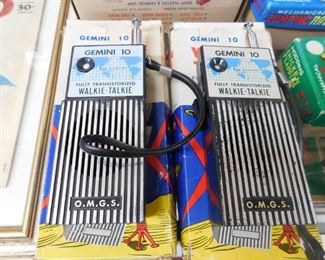 Gemini 10 Walkie Talkies in Original Boxes