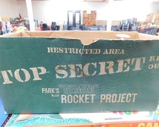 Parks Gemini Rocket Project in Box