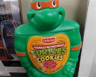 1990 Teenage Mutant Ninja Cookie Container