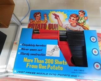 Vintage Potato Gun in Original Box(Shoots Potato Pellets)