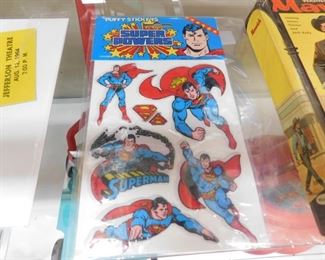 Vintage Super Powers Superman Stickers(Mint in Pack)
