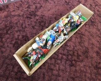 Box of Vintage Britains