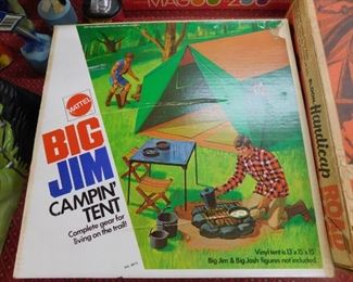 Mattel Big Jim Camping Tent(MIB)