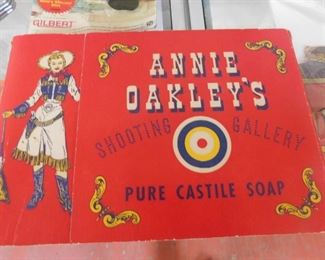 Rare Annie Oakleys Pure Castile Soap Shooting Gallery(Boxed/Fuller Brush Co.)