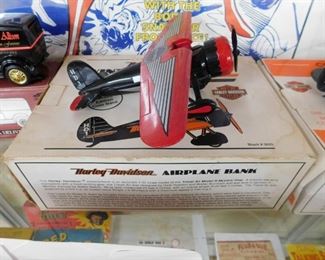 Harley Davidson Airplane Bank
