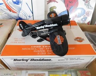 Harley Davidson Airplane Bank