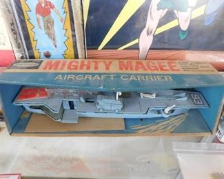 Remco Mighty Magee Aircraft Carrier in Original Box