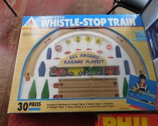 Vintage Kinder Care Whistle Stop Train in Box