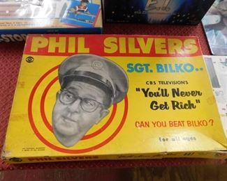 Phil Silvers Sgt. Bilko "You'll Never Get Rich" Board Game