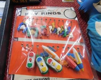 Old Display Card of Peebee Toy Key Rings