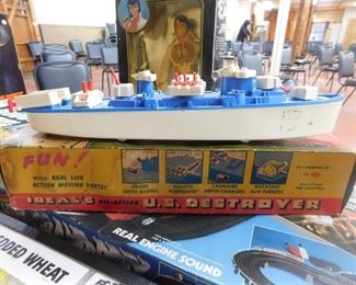 1960's Ideal U.S. Destroyer in Box