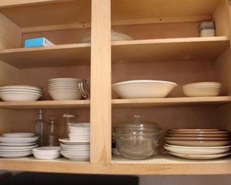Lots of pottery, porcelain, vintage plates
