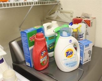 More cleaning supplies